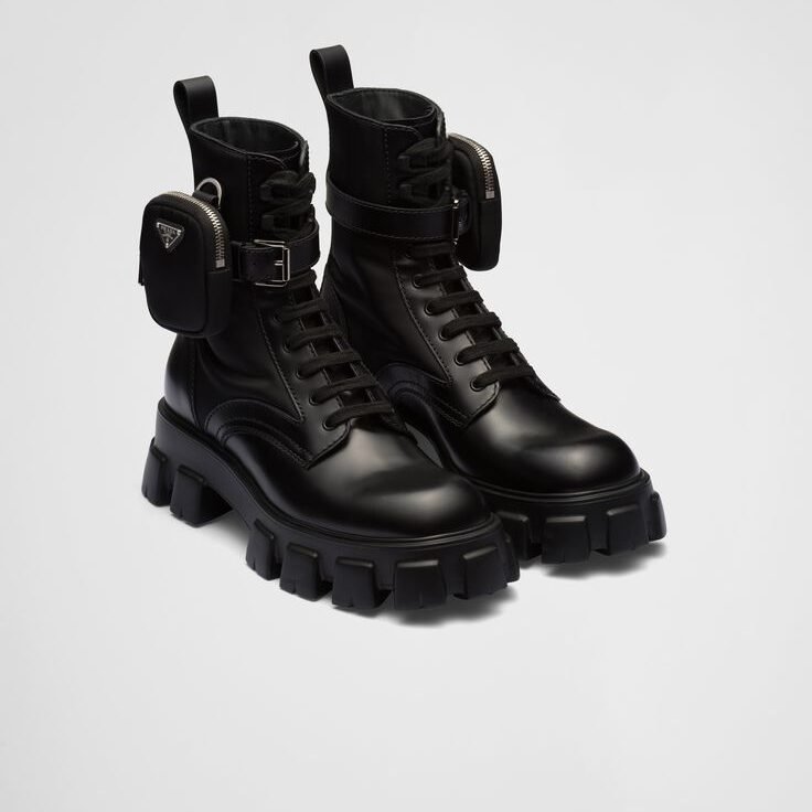 Men’s boots in Valanchery black monolith boots